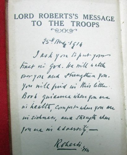  British WWI Active Service Testament — image 3