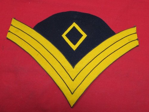  US 1872-1902 Cavalry 1st Sergeant Chevron, Single, Early Style — image 2