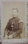 German Franco Prussian War CDV, Identified Musician, Iron Cross 2nd …