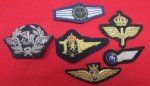 European, Post WWII Aviation Insignia Lot, 6 Pieces