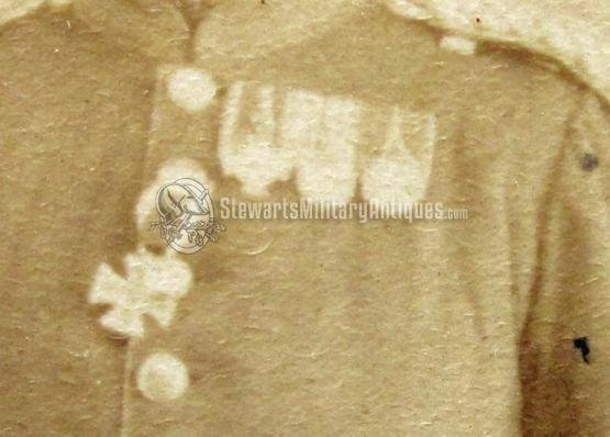  German Franco-Prussian War CDV, Major Fischer, IR 56, EK 2, Orleans France Photographer — image 3