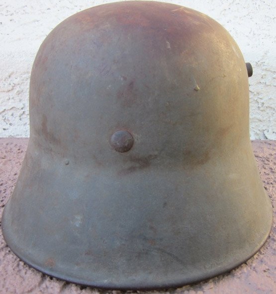 German WWI-WWII M1918 Army Reissue Steel Helmet & Liner — image 7