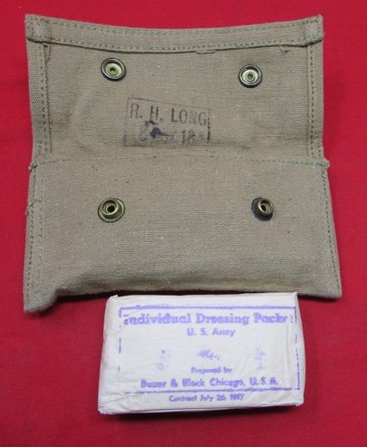  US WWI Army Bandage Pouch and Bandage — image 4