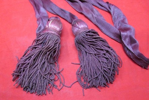  US Civil War Officers Crimson Sash, 96 Inches — image 3