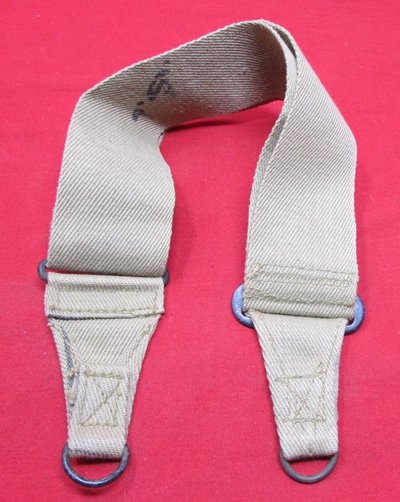  US WWII Musette Bag Utility Strap, British Made 1944 — image 2