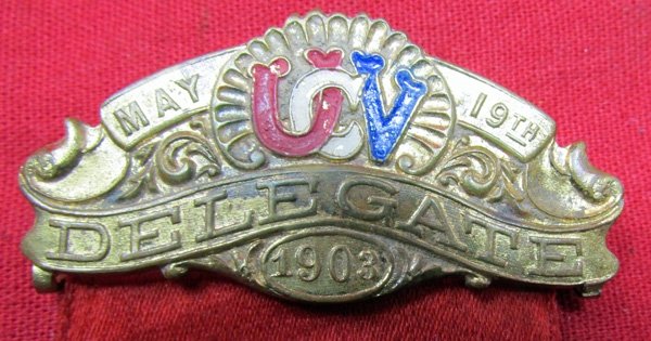  US Post Civil War United Confederate Veteran Reunion Badge, New Orleans 1903 — image 3