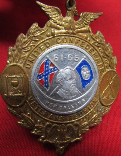  US Post Civil War United Confederate Veteran Reunion Badge, New Orleans 1903 — image 4