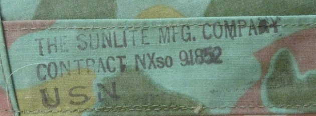  US WWII USN/USMC Camouflage Poncho, Butter Soft — image 2