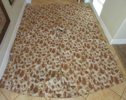  US WWII USN/USMC Camouflage Poncho, Butter Soft — image 3