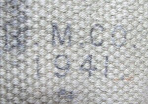  US WWII 10 Pocket Canvas Rifleman's Belt, R.M. Co. 1941 — image 5