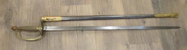  US Civil War M1840 NCO Sword, Ames Mfg, 1865 — image 3