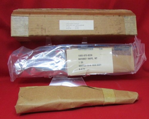  US Post Vietnam War Era,  M7 Bayonet , NIB, Last One — image 2