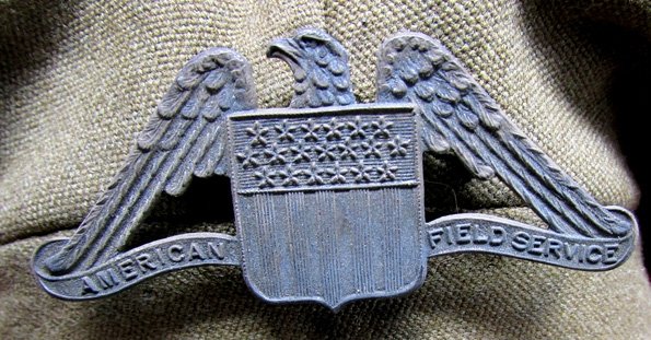  US WWII, British Pattern, American Field Service Visor Hat — image 2