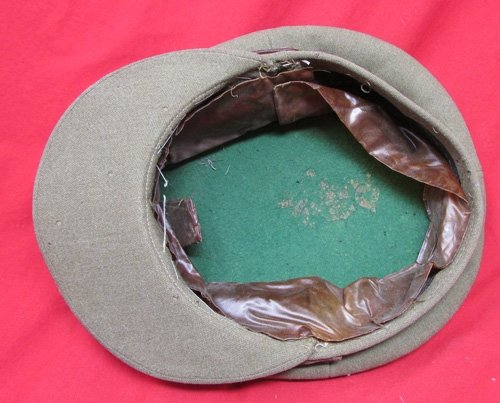  US WWII, British Pattern, American Field Service Visor Hat — image 5