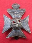 British WWI-WWII Queen Victoria Rifles Cap Badge
