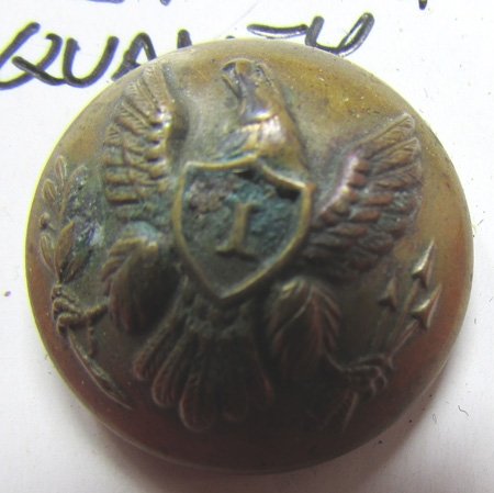 US Civil War, Federal Infantry Officers Button, Extra Quality — image 3