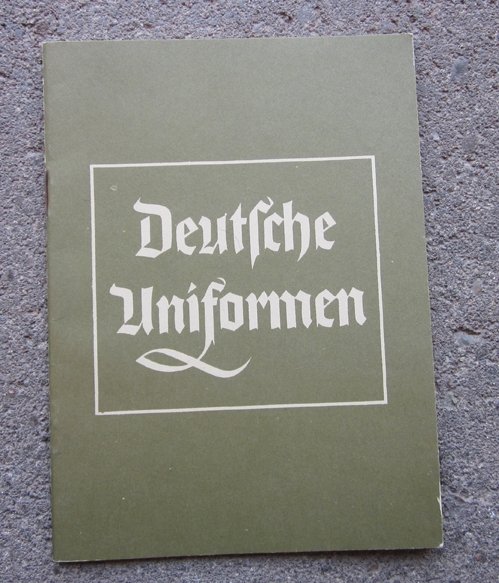  German WWII Uniform Book, Deutsche Uniformen, REPRINT, LAST ONE — image 2