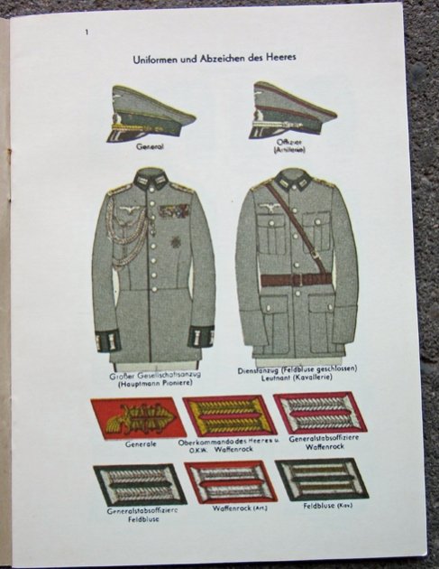  German WWII Uniform Book, Deutsche Uniformen, REPRINT, LAST ONE — image 3