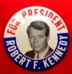 US Vietnam War Era 1968 Robert F Kennedy Large Campaign …
