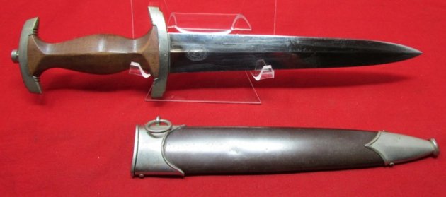  German WWII Early M1933 SA Enlisted Dagger, Karl Malsch Spitzer Mfg — image 8