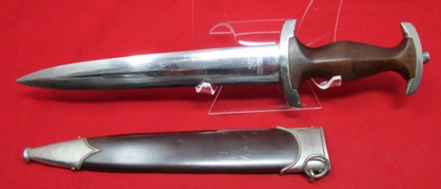  German WWII Early M1933 SA Enlisted Dagger, Herder A. S.  Mfg — image 6