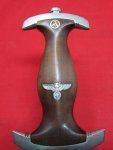 German WWII Early M1933 SA Enlisted Dagger, Herder A. S. …