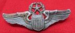 US Post WWII, 2 Inch Command Pilot Wings, Sterling, Clutchback, …