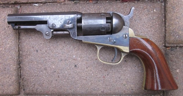  US Civil War Era, M1849 Colt Pocket Model Percussion Pistol, .31 Caliber, 1865 — image 2