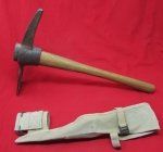 US WWI Pick Mattock & Carrier