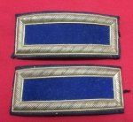 US Spanish-American War, False Embroidered Infantry Officer Shoulder Straps