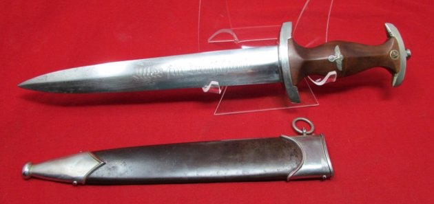  German WWII Early M1933 SA Enlisted Dagger, Herman Konejung Mfg — image 6