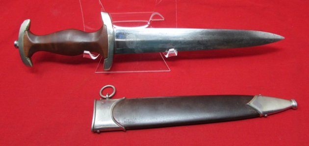  German WWII Early M1933 SA Enlisted Dagger, Herman Konejung Mfg — image 9