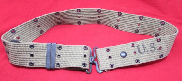  US WWII M1936 U.S. Army Pistol Belt, Very Clean — image 2