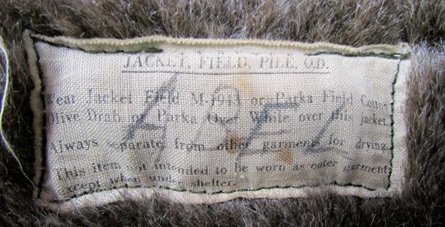  US WWII M1943 Field Jacket Liner, Identified — image 7
