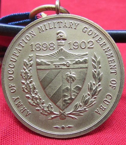  US Spanish-American War, Cuban Occupation Medal, Current Mfg. — image 4