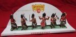 Herald's Toy Soldiers 1950's, Six Figures, Highlanders, Original Packaging