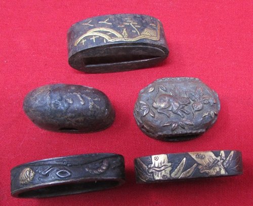  Japanese Samurai Sword Parts Lot, 20 Plus Pieces, WWII & Earlier — image 3