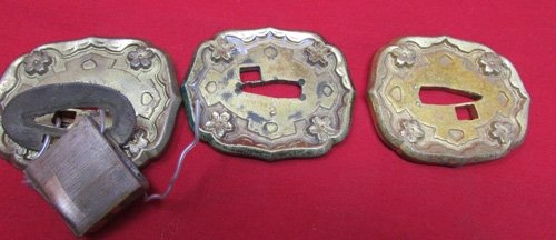  Japanese Samurai Sword Parts Lot, 20 Plus Pieces, WWII & Earlier — image 4