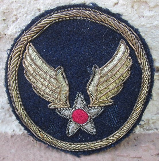  US WWII USAAF Theater Made SSI, Wire Embroidery, Beautiful Patch — image 2