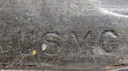  US WWII USMC Blade Marked Ka-bar Utility Knife, Personalized Sheath — image 4