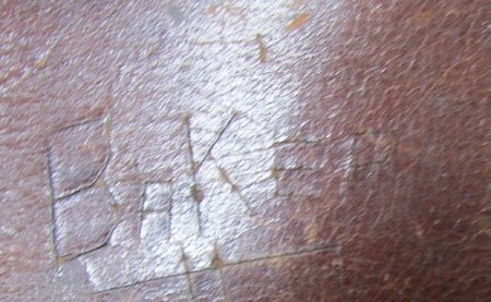  US WWII USMC Blade Marked Ka-bar Utility Knife, Personalized Sheath — image 8