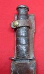 US WWII USMC Blade Marked Ka-bar Utility Knife, Personalized Sheath