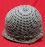 US WWII M1 Fixed Bale Helmet and Liner, Complete