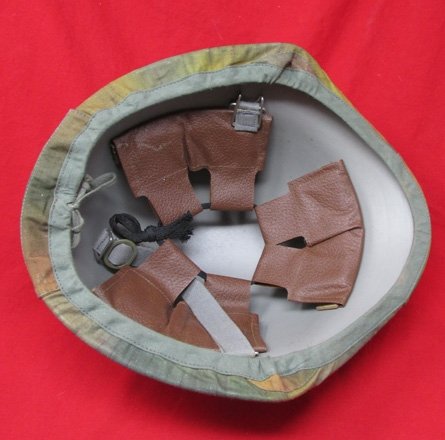  Swiss Cold War Era, M.18 Liteweight Helmet & Camo Cover — image 4