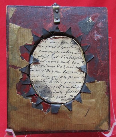  British Early 19th Century Reverse Painted on Glass Silhouette, Army Officers — image 4