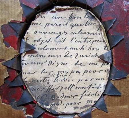  British Early 19th Century Reverse Painted on Glass Silhouette, Army Officers — image 5