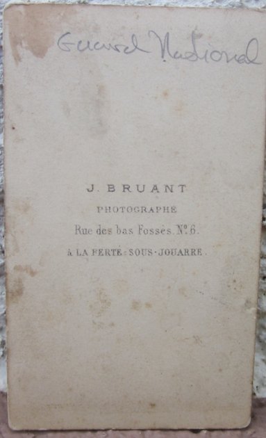  French, Franco-Prussian War CDV, Determined Soldier — image 3