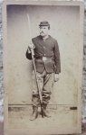 French, Franco-Prussian War CDV, Determined Soldier