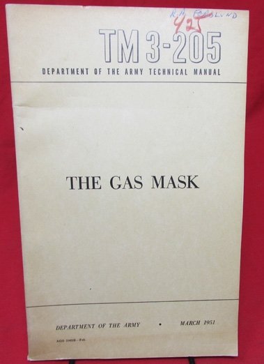  US Korean War Department of the Army Technical Manual The Gas Mask — image 2