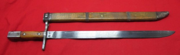  Japanese WWII Late Type 30 Bayonet, Nagoya Mfg, Square Pommel — image 4